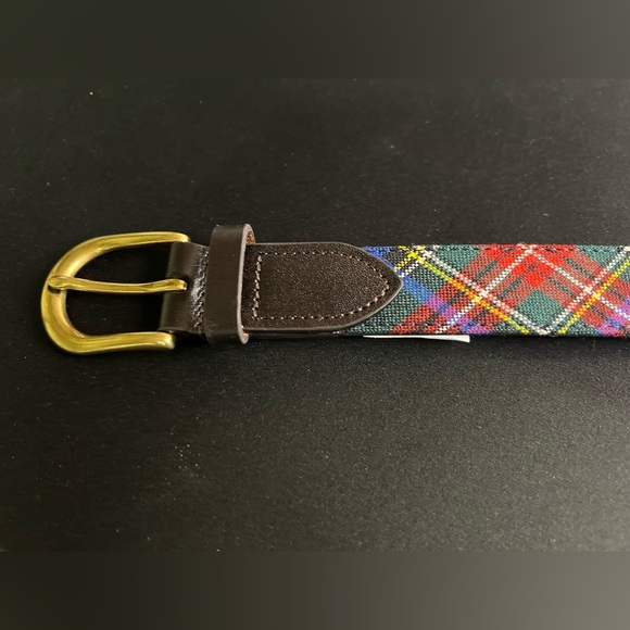 JCREW Preppy Plaid Multicolor Belt - Picture 2 of 7